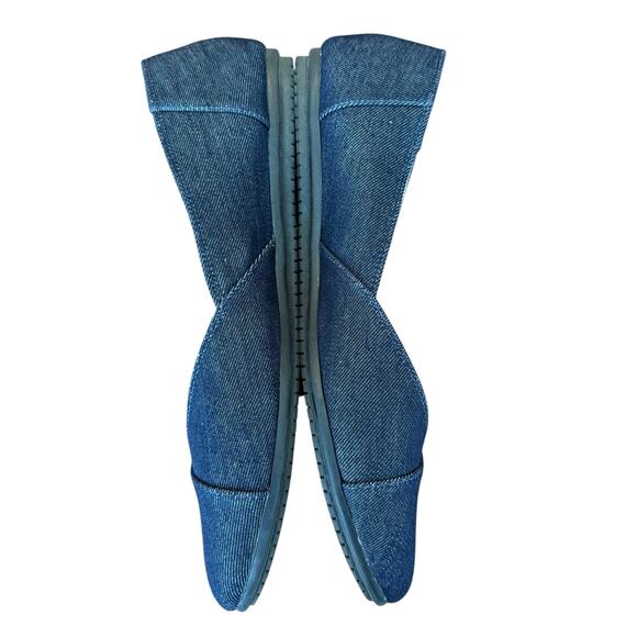 Coach and Four Denim Almond Toe Melitta Flat size 9 - Picture 4 of 6